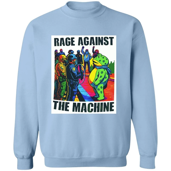 Rage Against The Machine Portland Frog Protest Sweashirt - Image 4