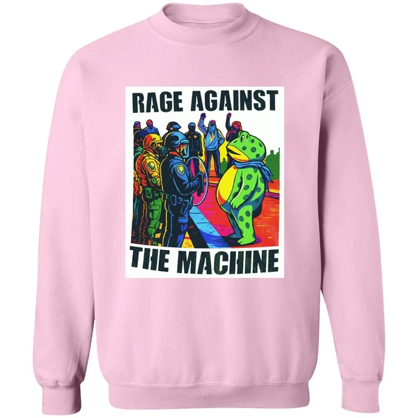 Rage Against The Machine Portland Frog Protest Sweashirt - Image 5