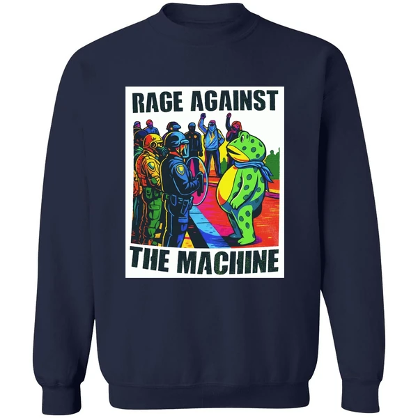 Rage Against The Machine Portland Frog Protest Sweashirt - Image 6