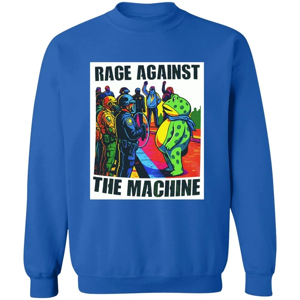 Rage Against The Machine Portland Frog Protest Sweashirt - Image 8