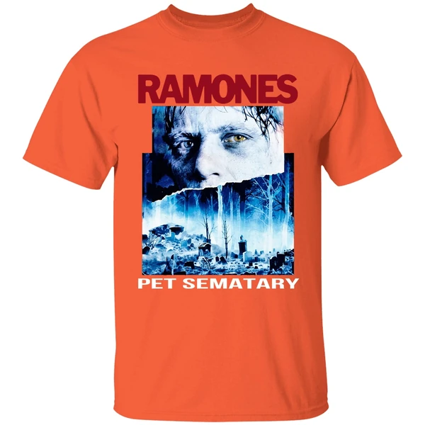 ramones pet sematary shirt orange