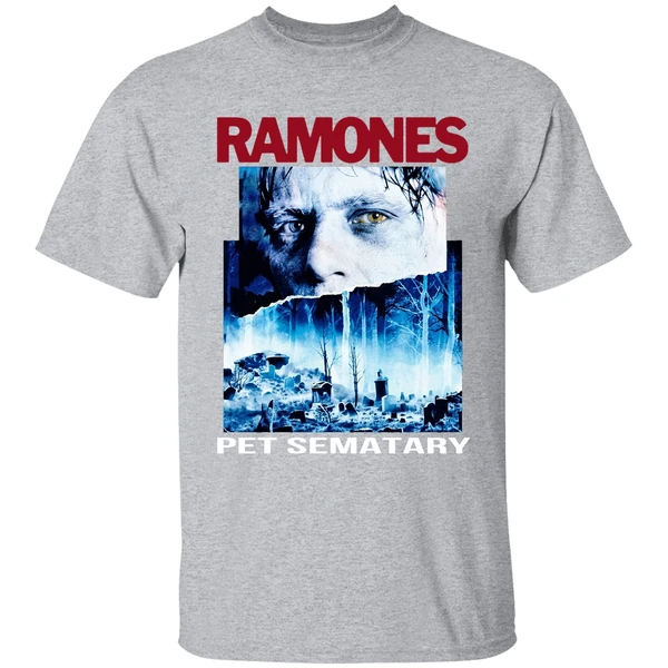 ramones pet sematary shirt sportgrey