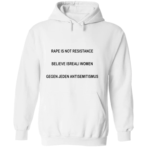 Rape Is Not Resistance Believe Israeli Women Gegen Jeden Antisemitismus Hoodie - Image 8