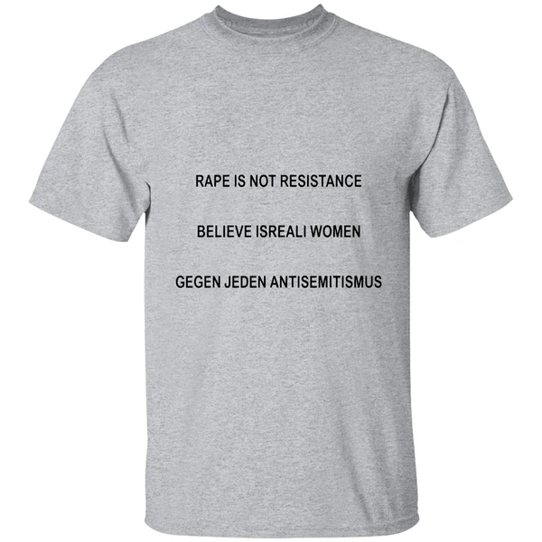 Rape Is Not Resistance Believe Israeli Women Gegen Jeden Antisemitismus Shirt - Image 6