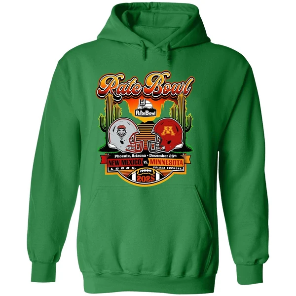 Rate Bowl 2025 New Mexico Lobos Vs Minnesota Golden Gophers Horizon Hoodie - Image 2