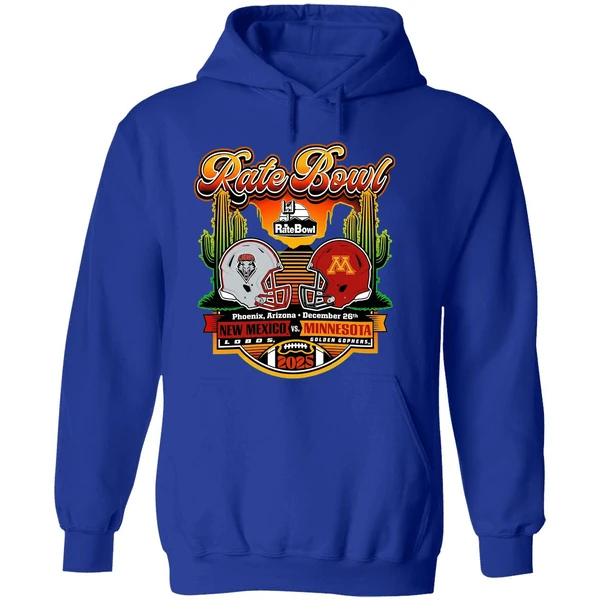 Rate Bowl 2025 New Mexico Lobos Vs Minnesota Golden Gophers Horizon Hoodie - Image 7