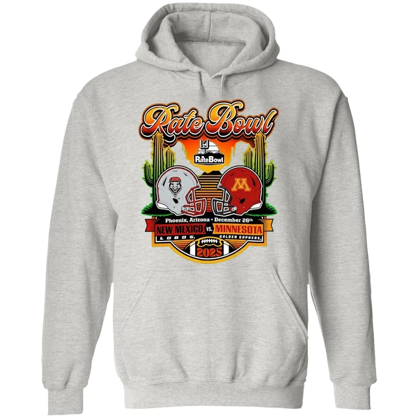 Rate Bowl 2025 New Mexico Lobos Vs Minnesota Golden Gophers Horizon Hoodie - Image 9