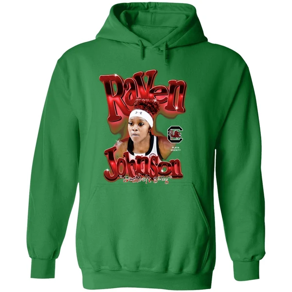 Raven Johnson Seatbelt Gang South Carolina Gamecocks Womens Basketball Hoodie - Image 2