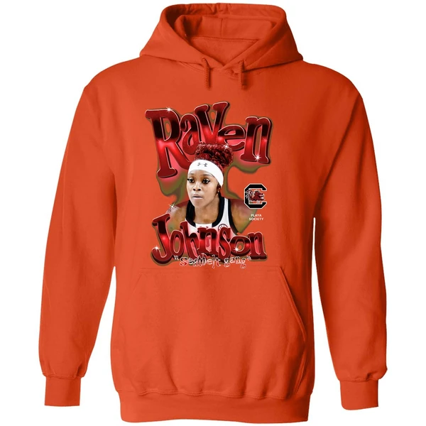 Raven Johnson Seatbelt Gang South Carolina Gamecocks Womens Basketball Hoodie - Image 6