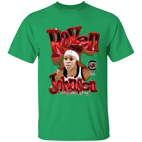 Raven Johnson Seatbelt Gang South Carolina Gamecocks Womens Basketball Shirt - Image 2