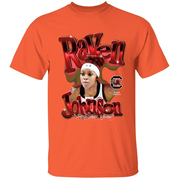 Raven Johnson Seatbelt Gang South Carolina Gamecocks Womens Basketball Shirt - Image 6
