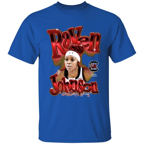 Raven Johnson Seatbelt Gang South Carolina Gamecocks Womens Basketball Shirt - Image 8