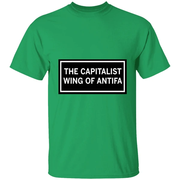 Raygun Capitalist Wing Of Antifa Shirt - Image 2