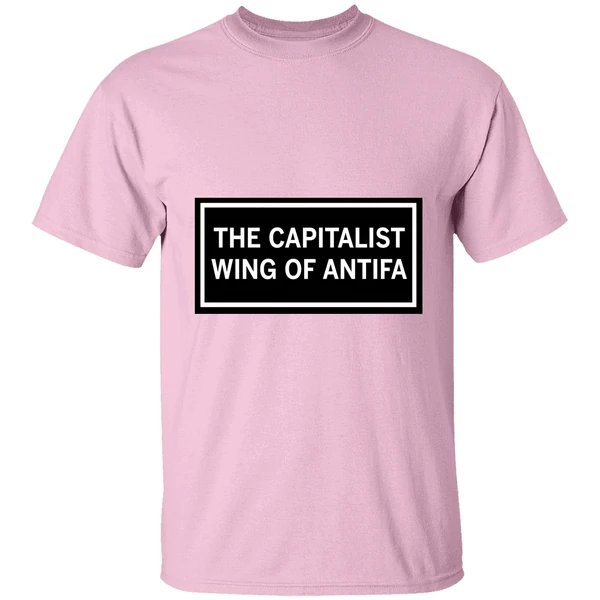 Raygun Capitalist Wing Of Antifa Shirt - Image 3