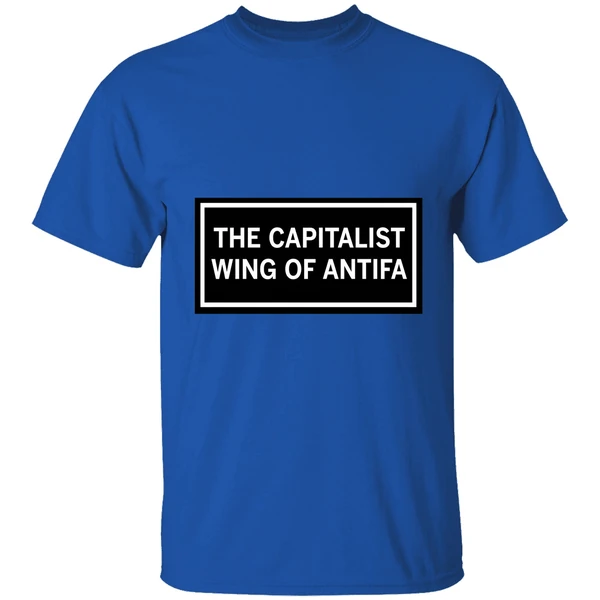 Raygun Capitalist Wing Of Antifa Shirt - Image 8