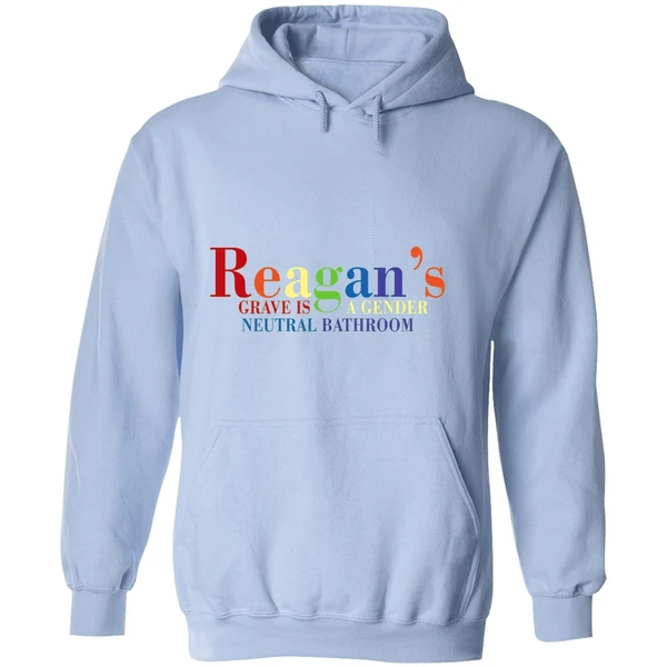 Reagans Grave Is A Gender Neutral Bathroom Hoodie - Image 4