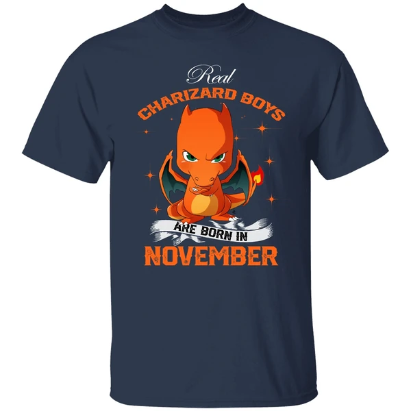Real Charizard Boys Are Born In November Shirt - Image 4