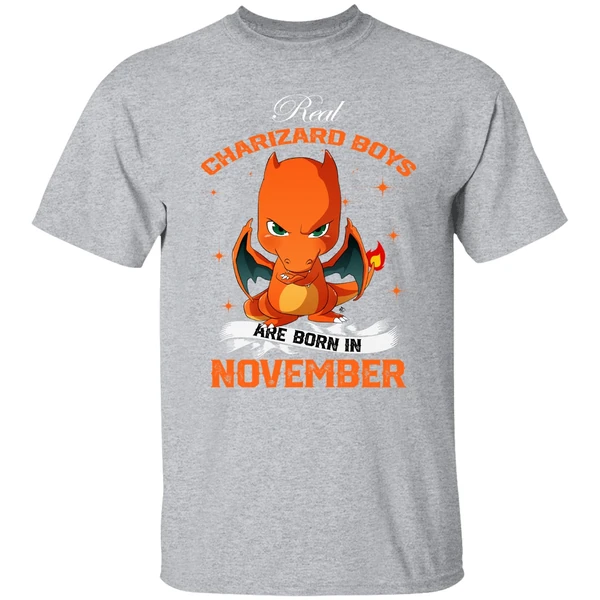 Real Charizard Boys Are Born In November Shirt - Image 8