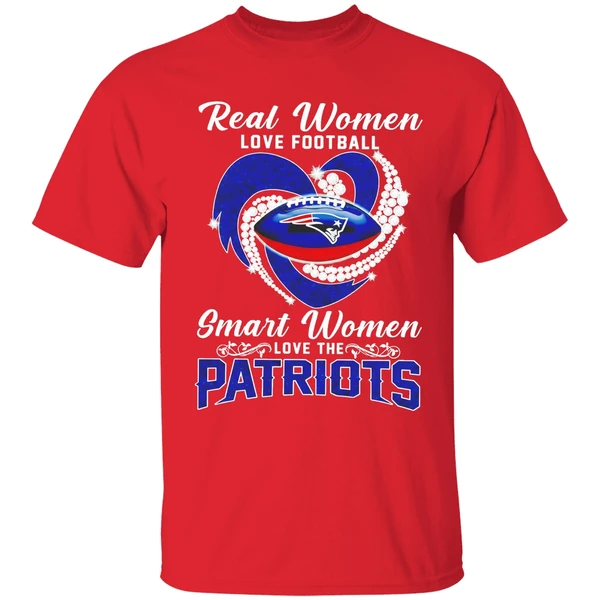 Real Women Love Football Smart Women Love New England Patriots Shirt - Image 7