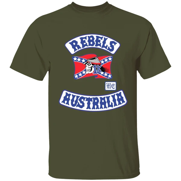 Rebels Mc Motorcycle Club Australia Shirt - Image 3