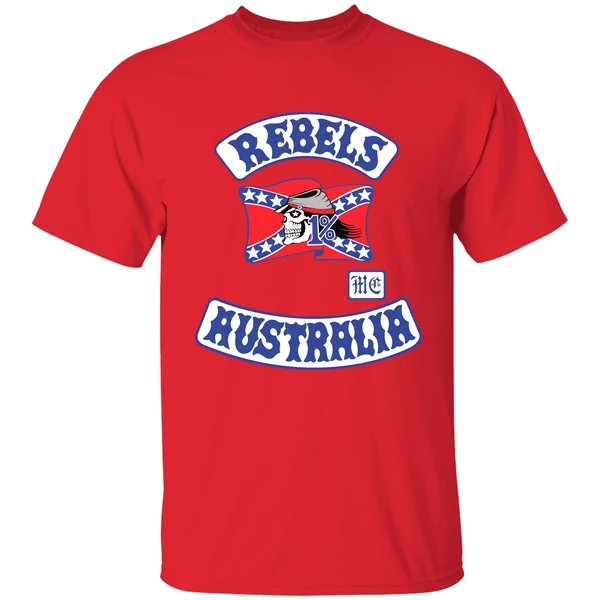 Rebels Mc Motorcycle Club Australia Shirt - Image 6