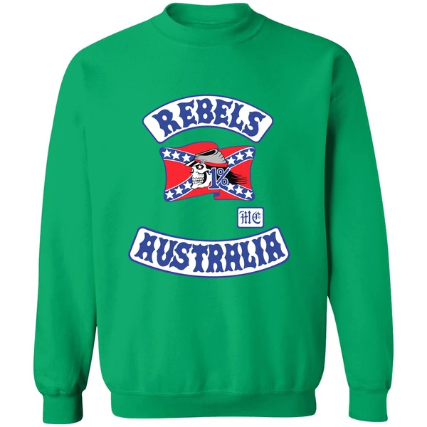 Rebels Mc Motorcycle Club Australia Sweashirt - Image 3