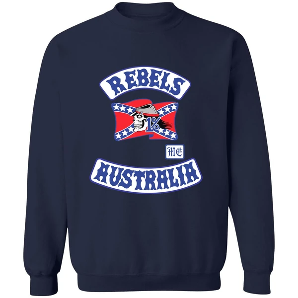 Rebels Mc Motorcycle Club Australia Sweashirt - Image 6