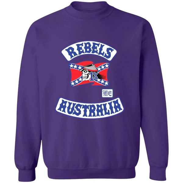 Rebels Mc Motorcycle Club Australia Sweashirt - Image 7