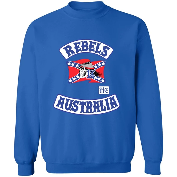 Rebels Mc Motorcycle Club Australia Sweashirt - Image 8