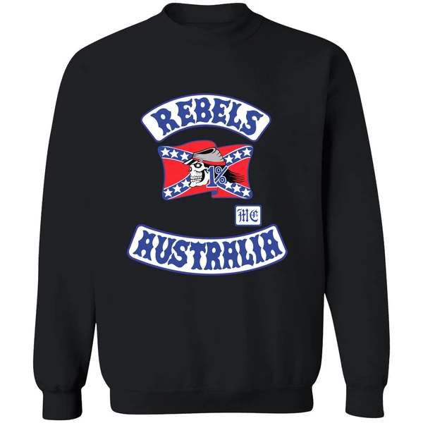 Rebels Mc Motorcycle Club Australia Sweashirt - Image 9