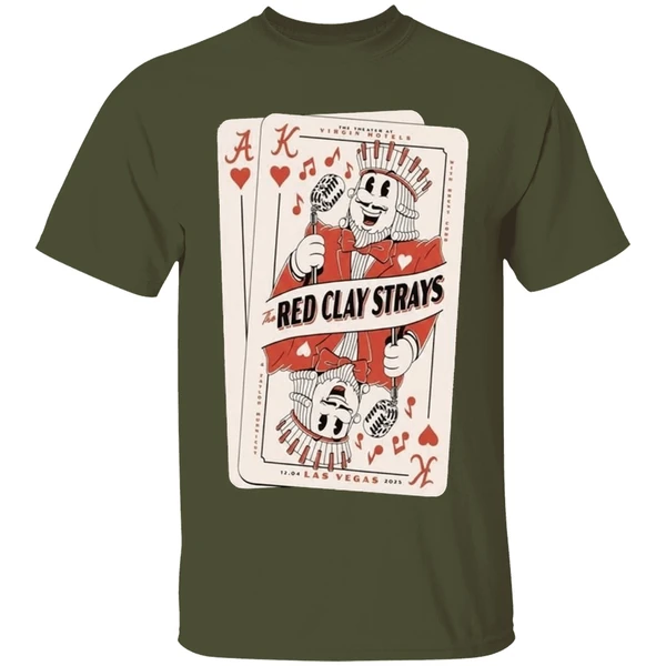 Red Clay Strays The Theater At Virgin Hotels Las Vegas Nevada Dec 4 2025 Poster Shirt - Image 9