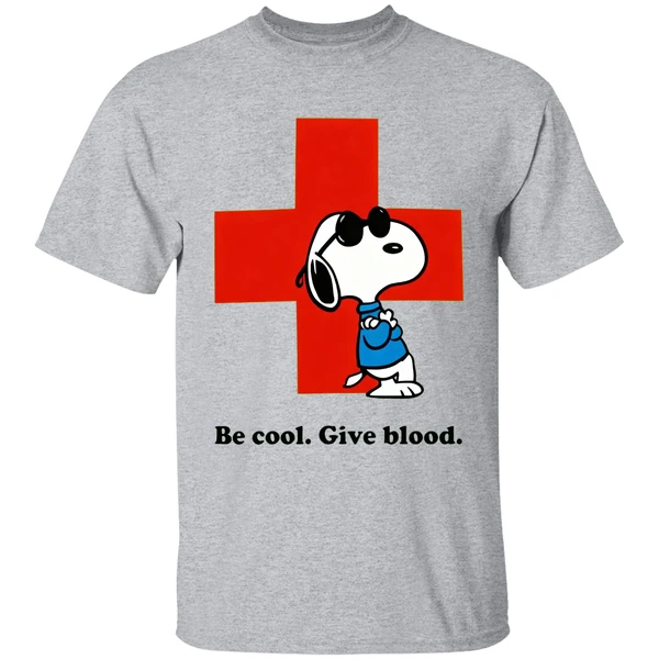 red-cross-peanuts-be-cool-give-blood-shirt-sportgrey