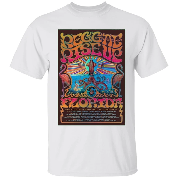 Reggae Rise Up Florida St Petersburg Fl March 12 15 2026 Shirt