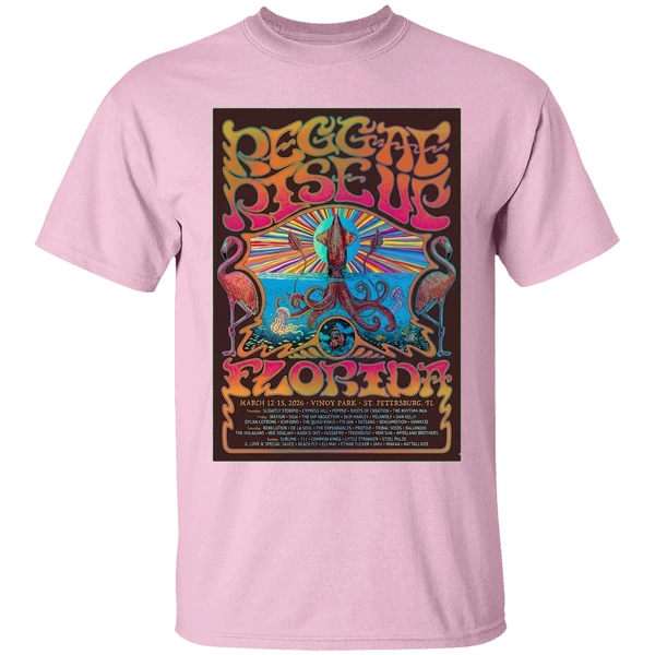 Reggae Rise Up Florida St Petersburg Fl March 12 15 2026 Shirt - Image 2