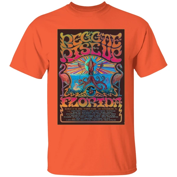 Reggae Rise Up Florida St Petersburg Fl March 12 15 2026 Shirt - Image 3