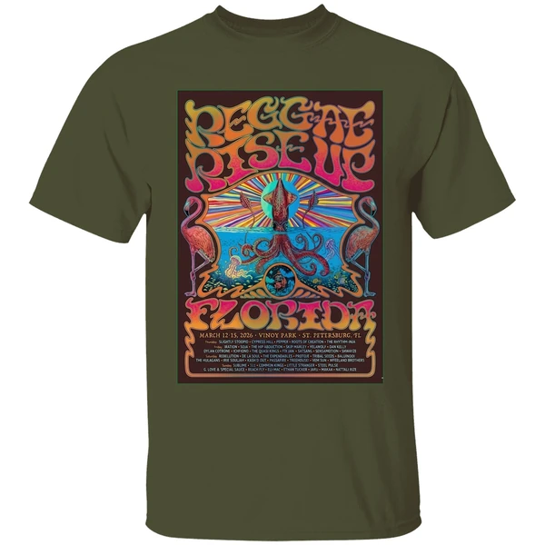 Reggae Rise Up Florida St Petersburg Fl March 12 15 2026 Shirt - Image 9