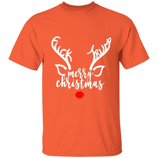 Reindeer Merry Christmas Fuck Trump Shirt - Image 5