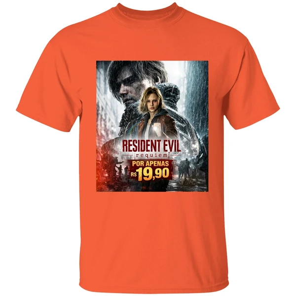 Resident Evil Requiem For Apenas R 1990 Poster Shirt - Image 3