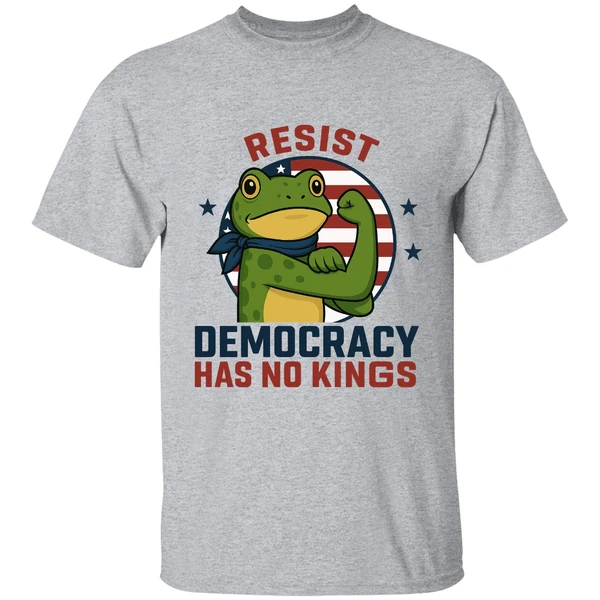 Resist Democracy Has No Kings Portland Forg Shirt Anti Fascism Frog Shirt