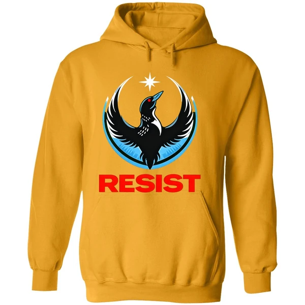 Resist Minnesota Rebel New State Flag Hoodie