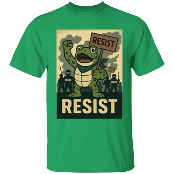 Resist Portland Frog Hop Heros Of Portland Shirt - Image 8