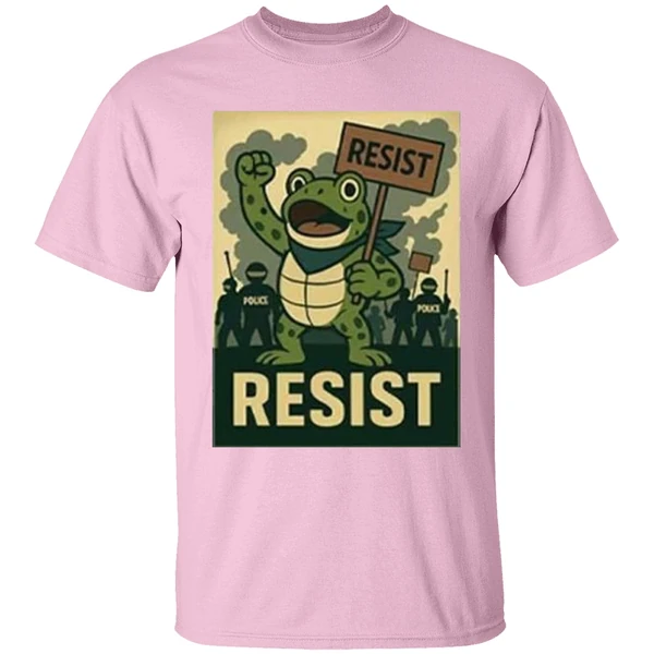 Resist Portland Frog Hop Heros Of Portland Shirt - Image 2