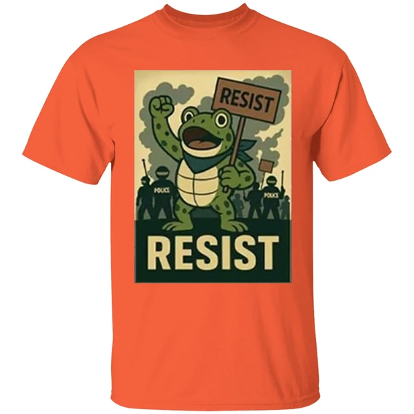 Resist Portland Frog Hop Heros Of Portland Shirt - Image 5