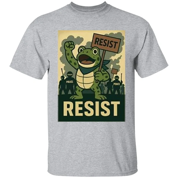 Resist Portland Frog Hop Heros Of Portland Shirt