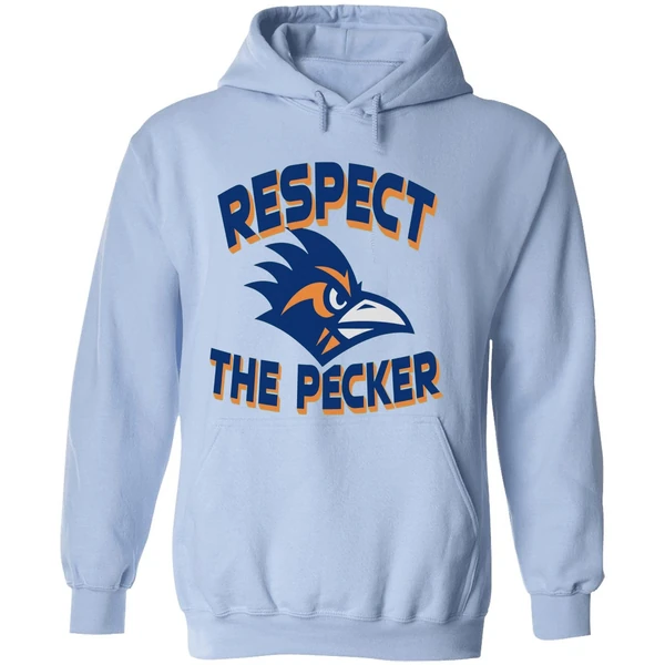 Respect The Pecker Utsa Football Logo Hoodie - Image 4