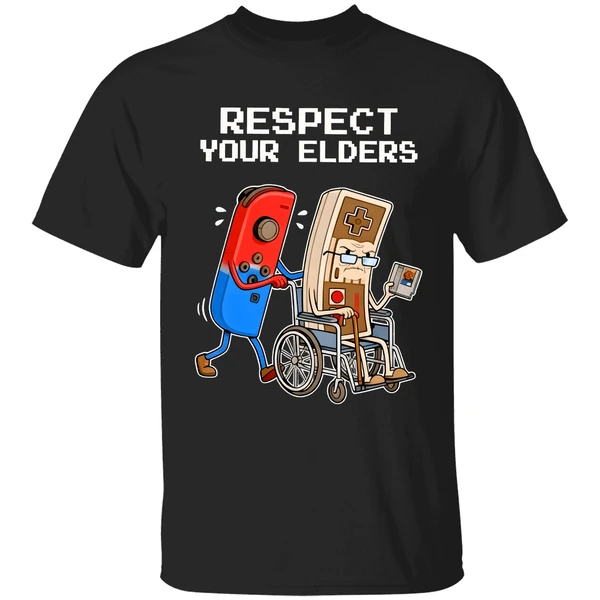 Respect Your Elders Nintendo Switch Joy Con Nes Shirt