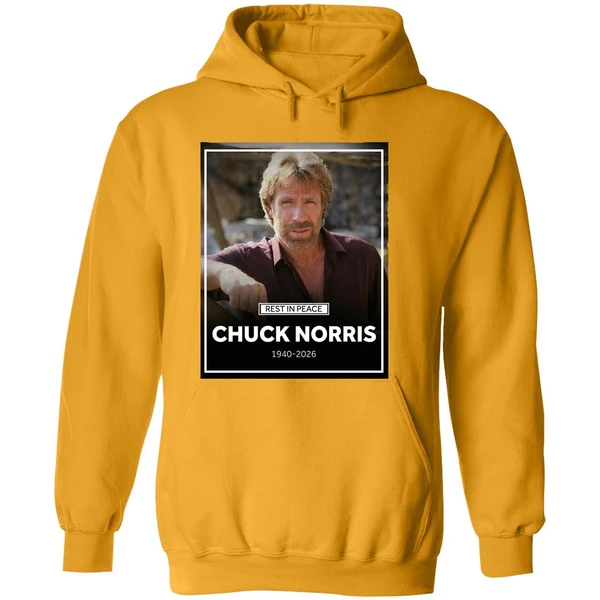 Rest In Peace Chuck Norris 1940 2026 Hoodie