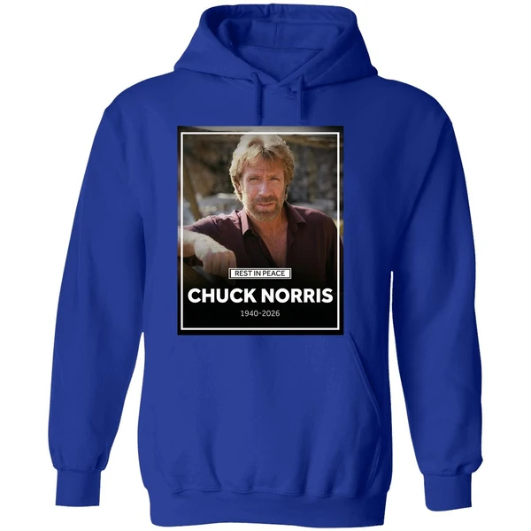 Rest In Peace Chuck Norris 1940 2026 Hoodie - Image 7
