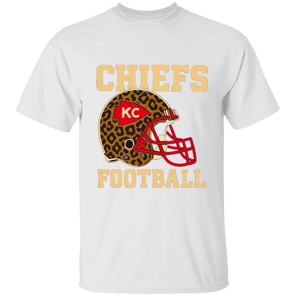 Retro Kansas City Chiefs Football Leopard Nfl Shirt - Image 9