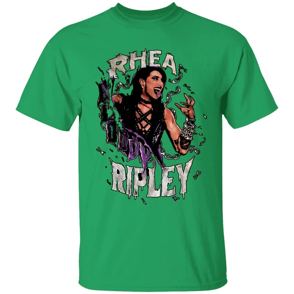 Rhea Ripley Bloody Wrestling 2024 Shirt - Image 2